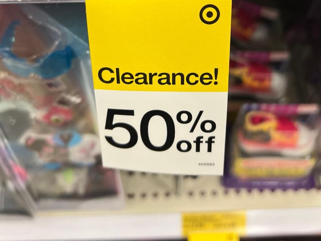 Target 50% Off Sign