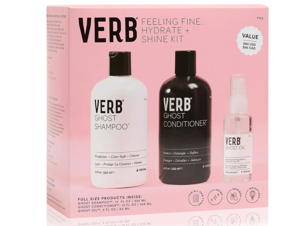 VERB Feeling Fine Hydrate & Shine 3 Piece Set