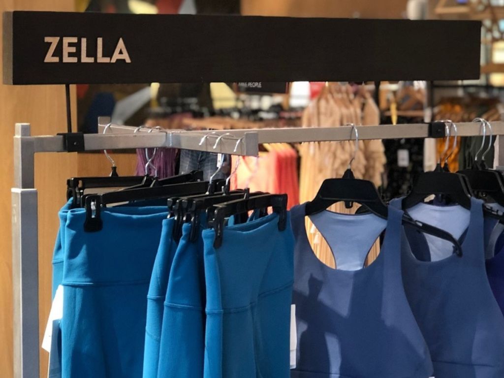Rack of Zella Clothing at Nordstrom