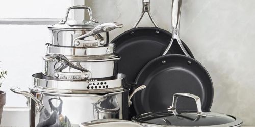 Zwilling 10-Piece Stainless Steel Ceramic Nonstick Cookware Set Only $149.98 (Reg. $250) | Awesome Reviews