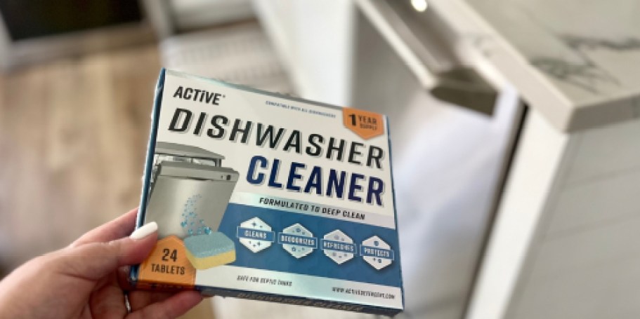 Active Dishwasher Cleaner Tablets 1-Year Supply Just $10 Shipped on Amazon
