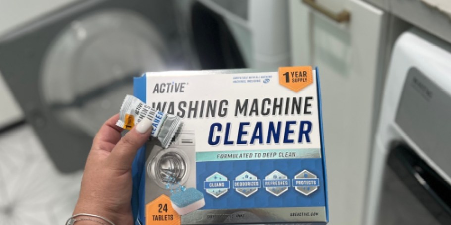 Active Washing Machine Cleaner 1-Year Supply JUST $13 Shipped on Amazon | Thousands of 5-Star Reviews