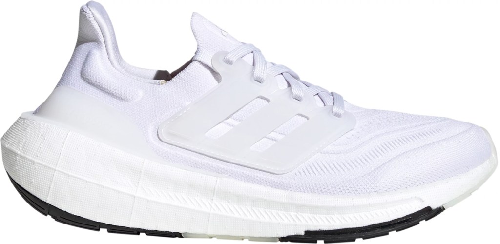 white adidas running shoe