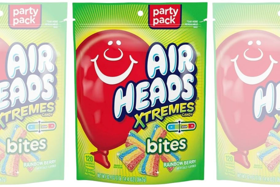 airheads-extreme-bites-rainbow-berry حزمة ضخمة من Airheads Xtremes Bites 30.4oz Party Pack فقط 6.39 دولار على أمازون