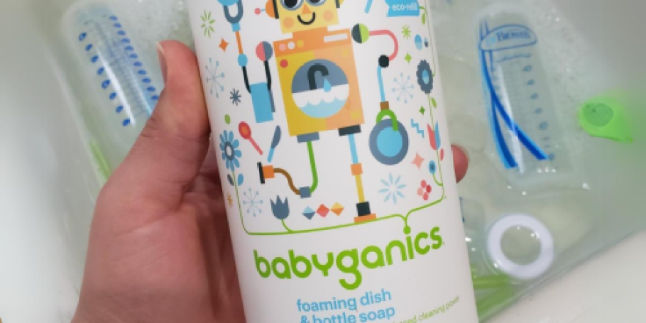 Get TWO Babyganics 32oz Dish & Bottle Soaps for Only $11 Shipped on Amazon