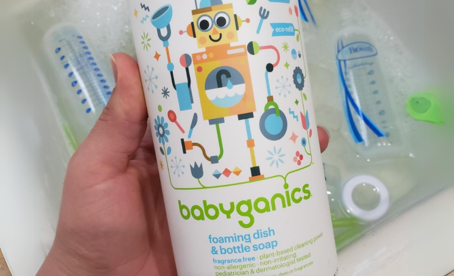 Get TWO Babyganics 32oz Dish & Bottle Soaps for Only $11 Shipped on Amazon