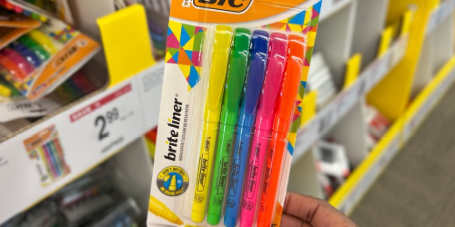 BIC Highlighters 5-Count Only $2 Shipped for Amazon Prime Members