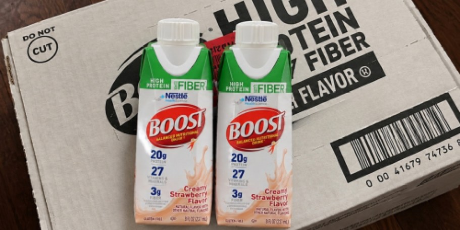 BOOST Protein Drinks 24-Pack Only $22 Shipped on Amazon (Reg. $39) | Just 92¢ Each!