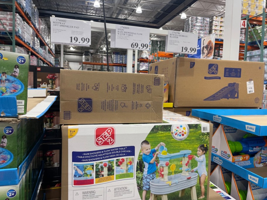 step2 water table on display at costco