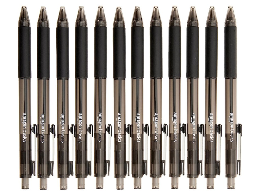 display of amazon Pens 12 pack