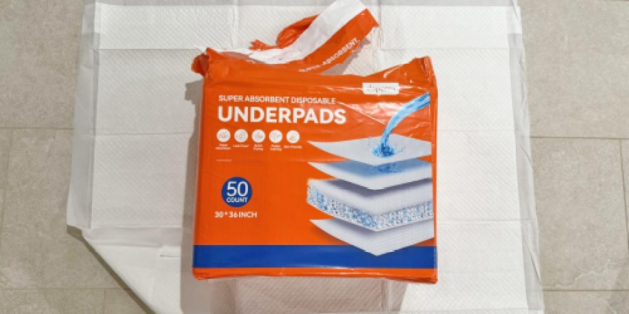 Disposable Puppy Pads 50-Count Just $15.99 Shipped on Amazon (Reg. $38)