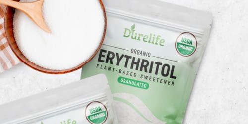 Durelife Organic Erythritol Sweetener 5-Pound Bag Just $14.79 Shipped on Amazon (Keto Certified)