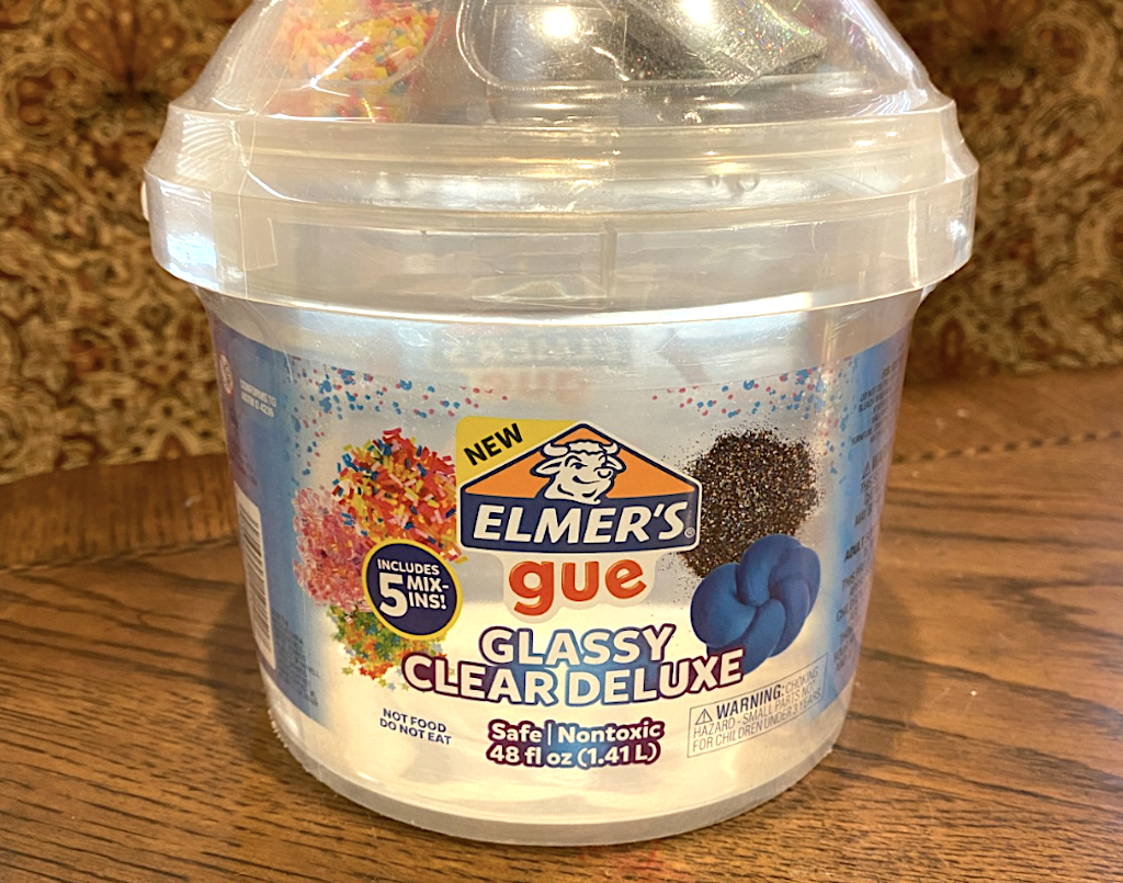 Elmer's Gue Pre Made Slime, Glassy Clear Slime, Great for Mixing