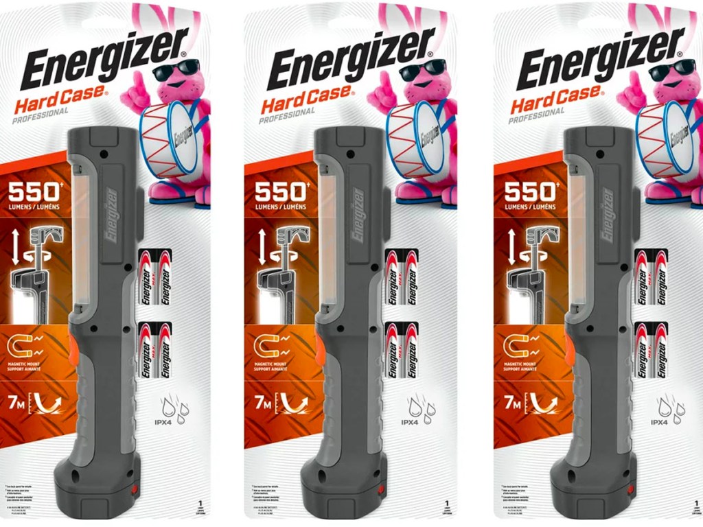 three energizer flashlights 