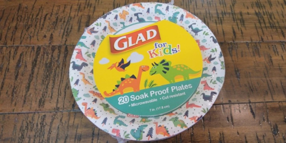 Glad Kids Paper Plates 20-Count Only $2.36 Shipped on Amazon