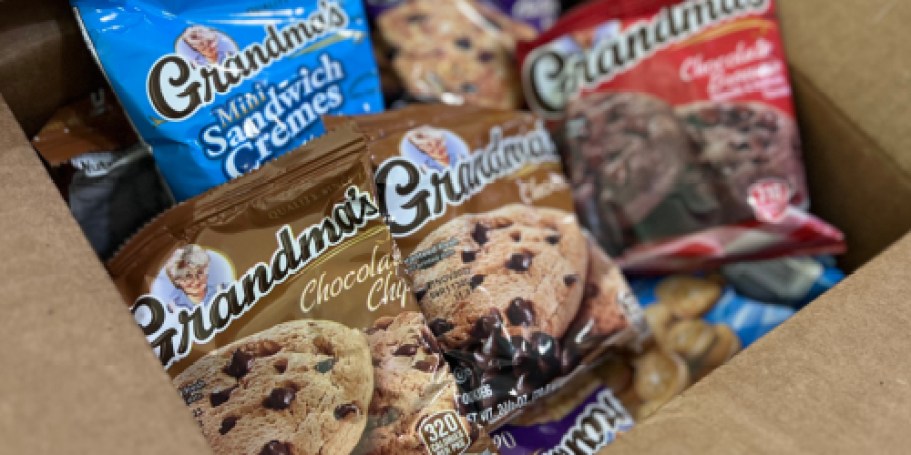 Grandma’s Cookies 30-Count Variety Pack Only $9 Shipped on Amazon (Reg. $28)
