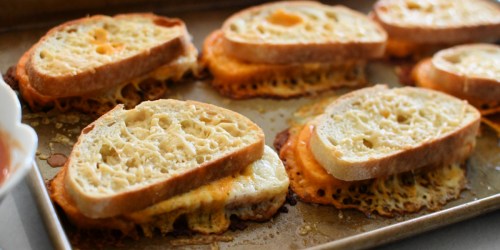 Make Sheet Pan Grilled Cheese in the Oven as a Time Saver!