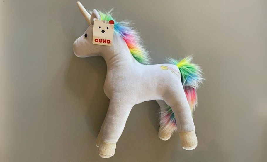 GUND Rainbow Unicorn Stuffed Animal Only $11.39 on Amazon (Reg. $30)