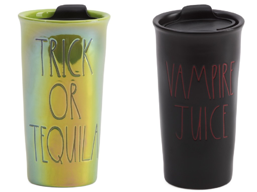 halloween Rae Dunn tumbler cups