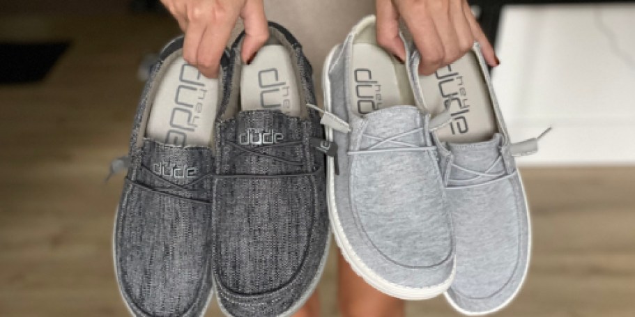 Up to 65% Off HEYDUDE Shoes | Popular Slip-On Styles from $20 (Regularly $45)