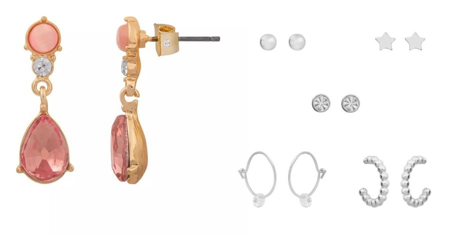 lauren conrad earring stock images