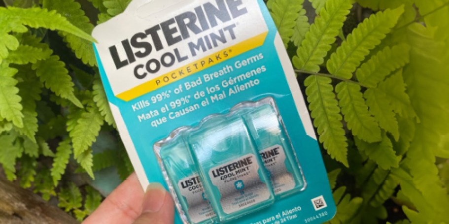 Listerine Pocketpaks 3-Count Only $3.71 Shipped on Amazon