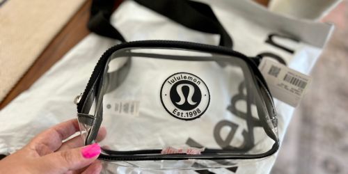 Clear lululemon Belt Bag Available Now – May Sell Out!