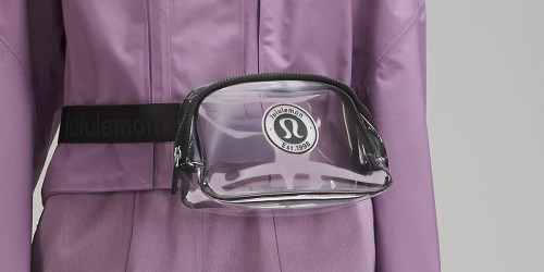 lululemon Clear Bags Just $38 Shipped (Perfect for Concerts, Festivals, & More!)