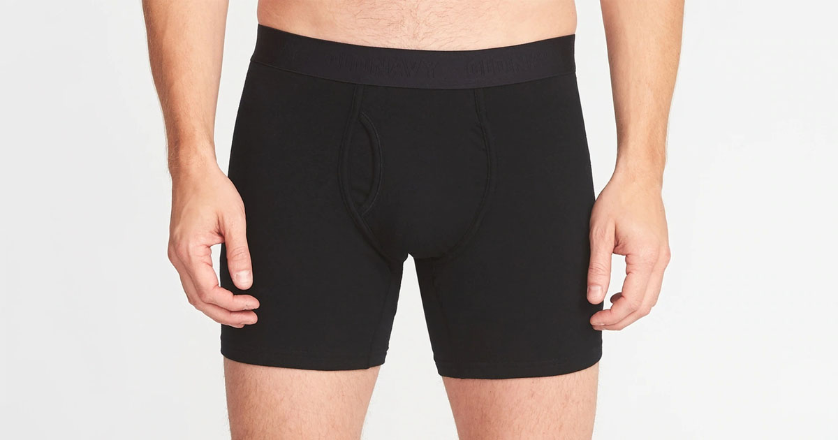 Old Navy Men's Go-Dry Boxers 3-Pack Only $3.98 (Regularly $30) | Hip2Save