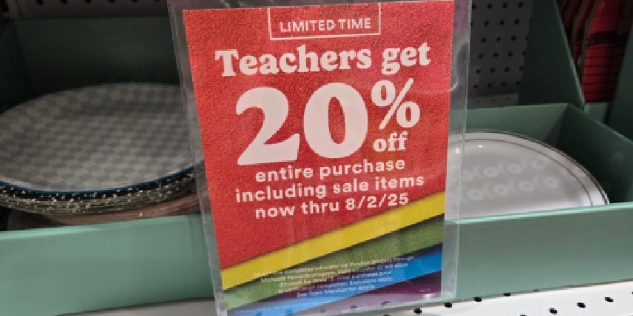 Last Chance for Teachers to Get 20% Off at Michaels (Classroom Essentials from $1)