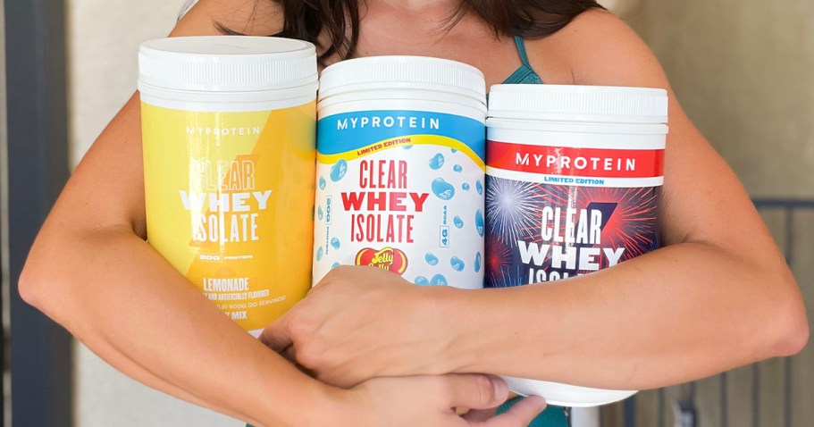 Myprotein Whey Isolates Only $17 (Reg. $40), Included Mike & Ike and Jelly Belly Flavors!