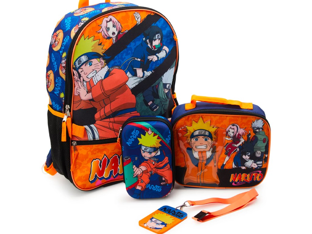 naruto backpack and accessories