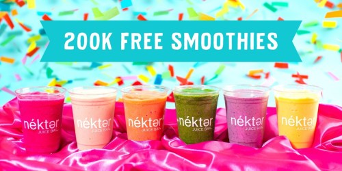 Nékter Juice Bar Will Give Away 200,000 Smoothies on July 8th