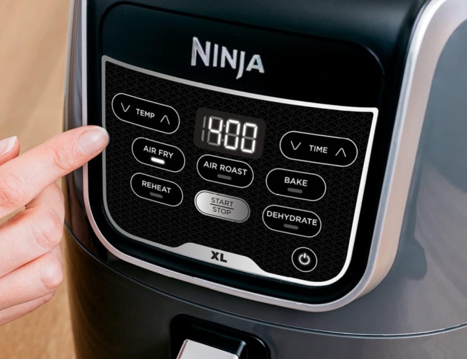 ninja xl air fryer control panel