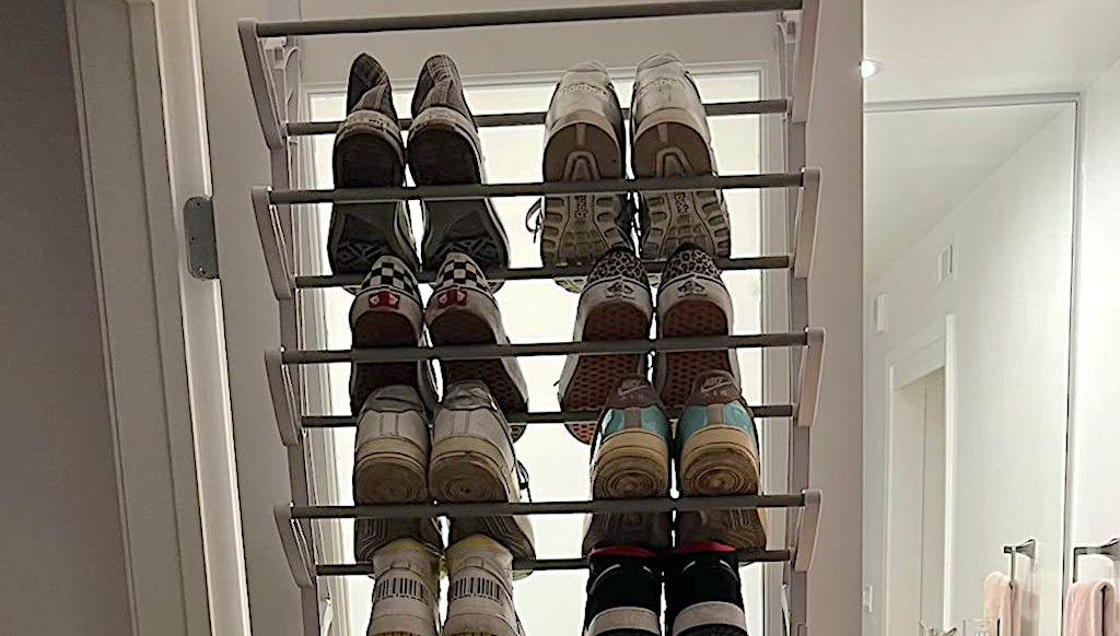 OvertheDoor Shoe Rack Just 19 on Amazon (Reg. 52) Hold 36 Pairs