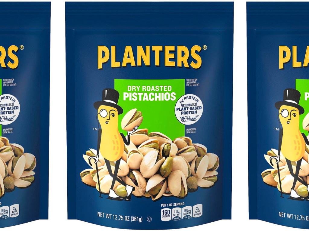 planters pistachios bags