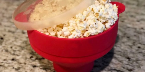 Microwave Popcorn Popper Only $8.99 on Amazon | Collapses for Easy Storage