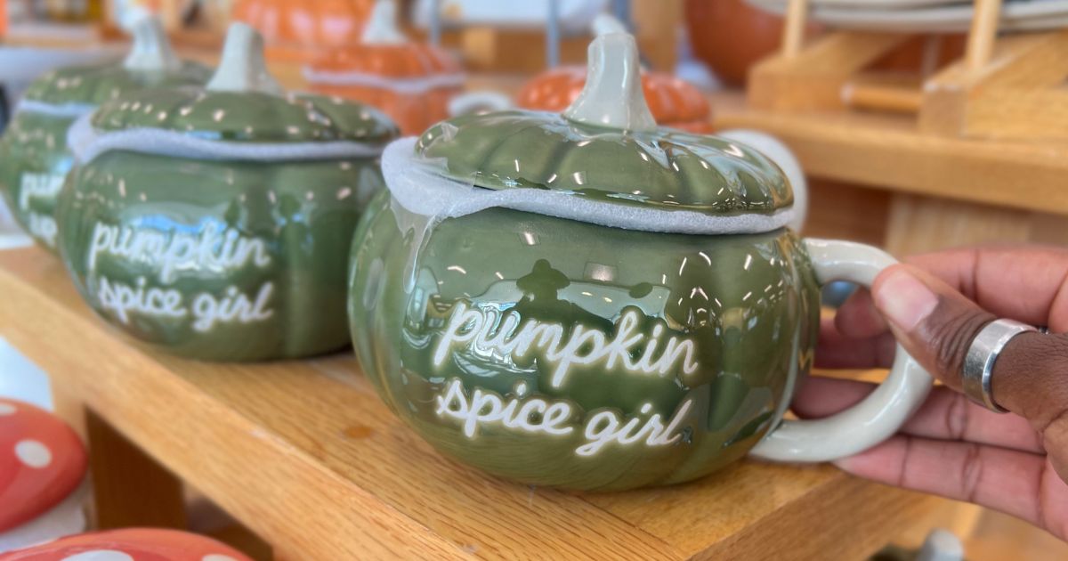Cute Fall Pumpkin, Gnomes, & Mushroom Coffee Mugs from $6 on Kohls.com (Regularly $17)