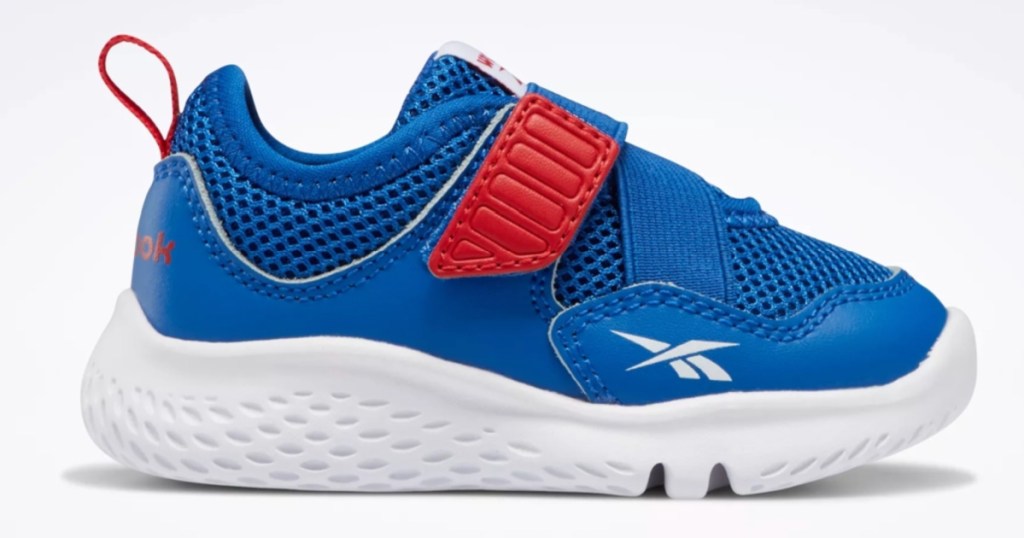 blue and red toddler sneakers