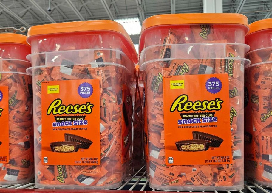 2 12lb tubs of reeses peanut butter cups
