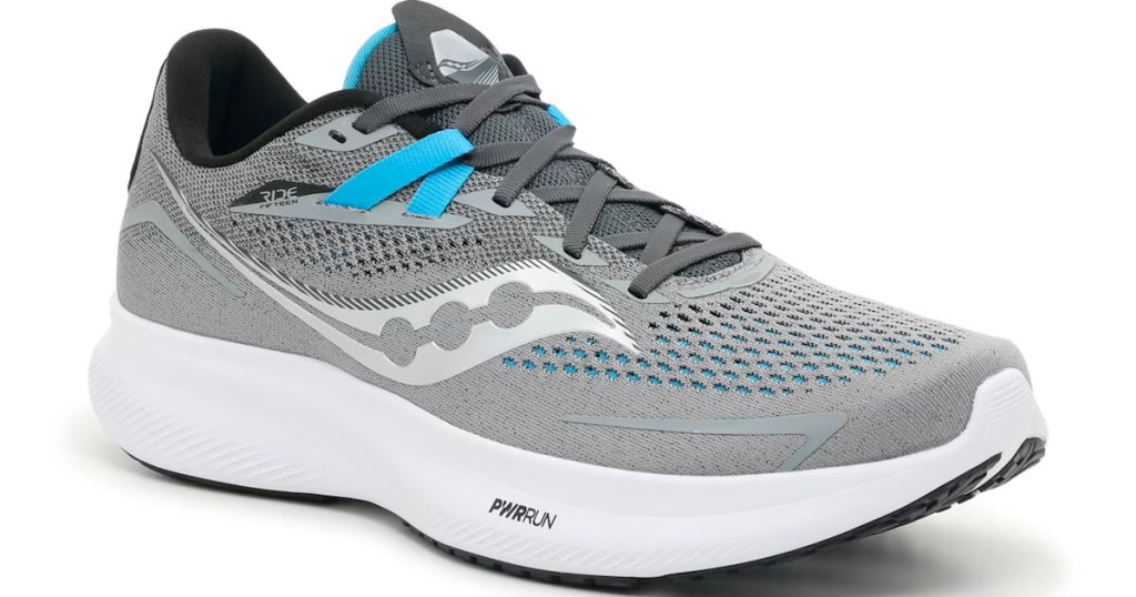 gray mens running shoes