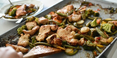 Easy Sheet Pan Chicken and Veggies (Costco 3 Ingredient Meal)