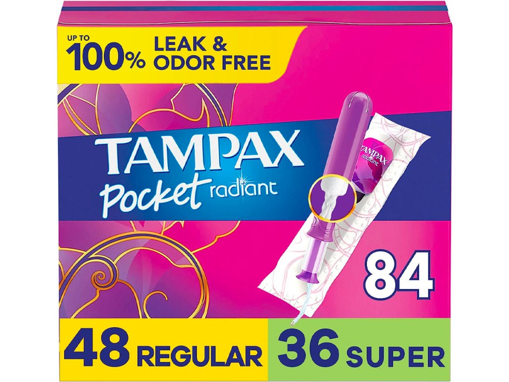tampax pocket radiant tampons