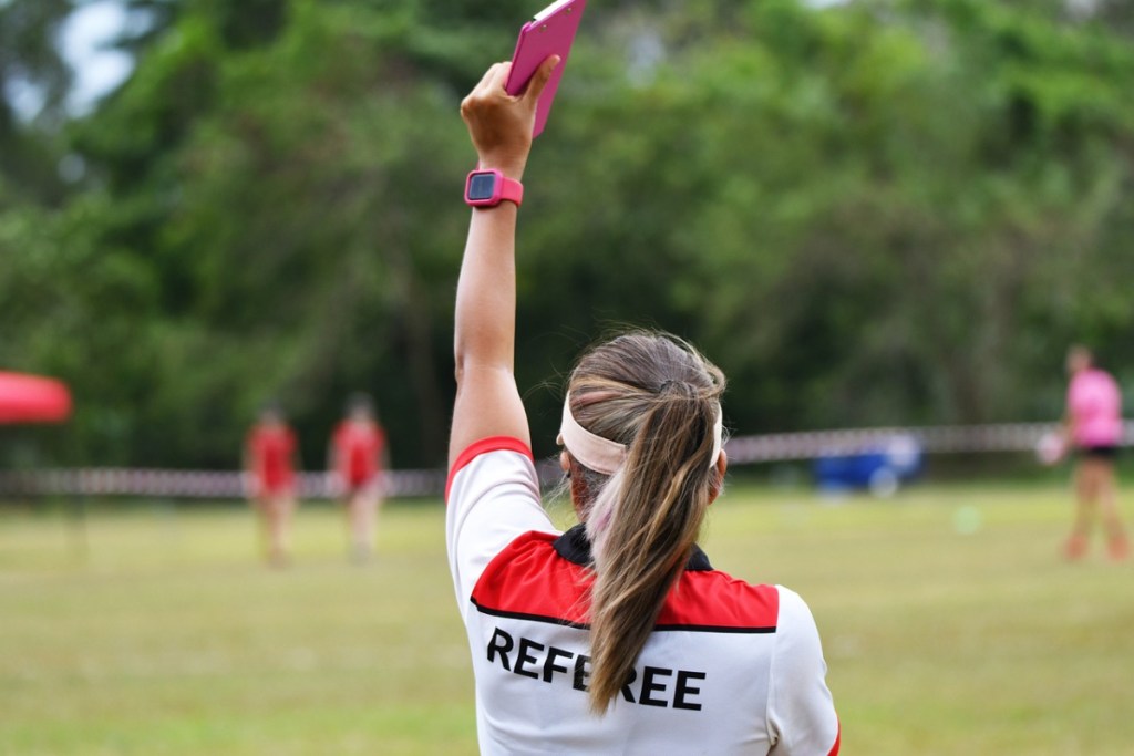 a teenage referee, one of the summer jobs for teens