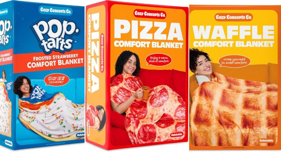 three unique blanket throw blanket