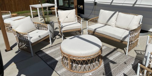 This Walmart Wicker Patio Set Costs Thousands Less Than Similar High End Brands (+ It’s on Sale!)