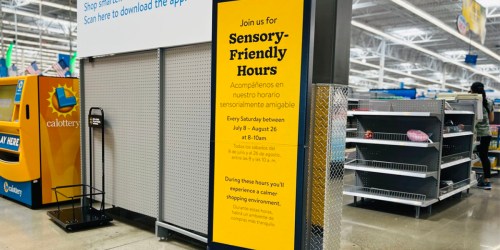 Walmart Sensory Friendly Shopping Hours in July & August | Reduced Light & Noise