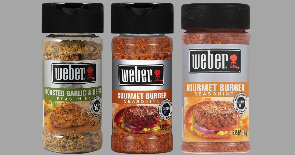 3 PACK Weber Gourmet Burger Seasoning (8 oz.) 