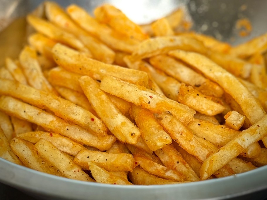 large plate of French Fries