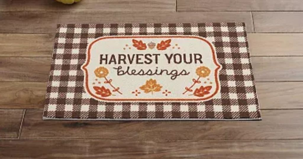 Celebrate Together™ Fall Harvest Your Blessings Throw Rug
